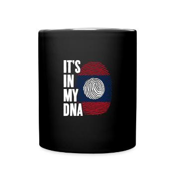 Cool empreinte laotienne c’est dans mon ADN Laos Flag - Mug uni - noir - Devant