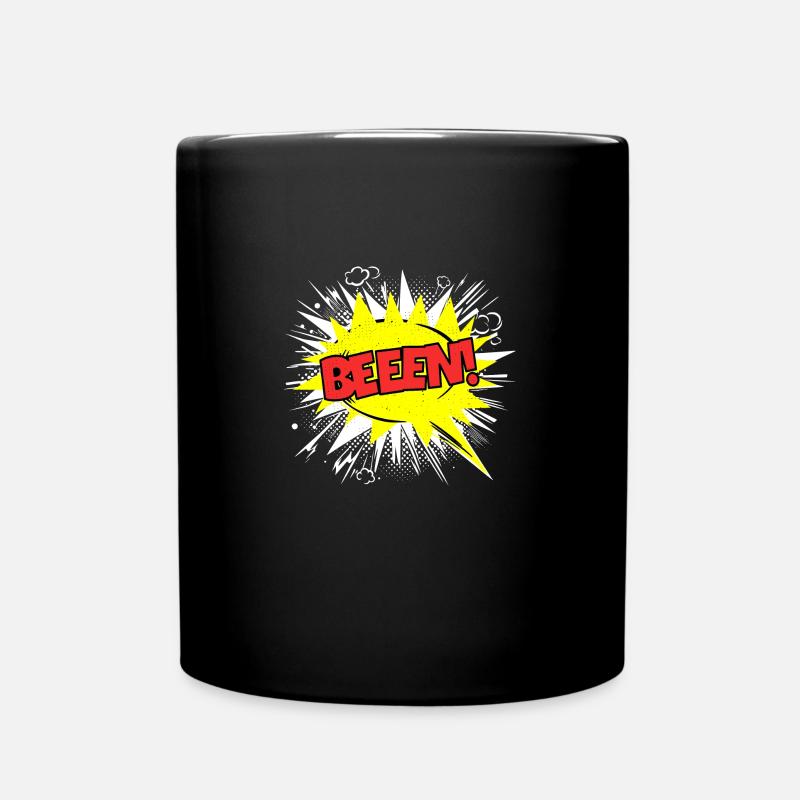 Ben Nom drôle bulle de discours Beeen ! - Mug uni - noir