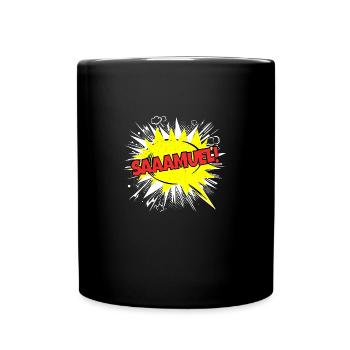 Samuel Nom drôle de bulle de dialogue Saaamuel ! - Mug uni - noir - Devant