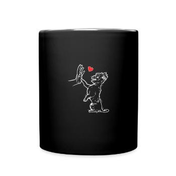 Yorkshire Terrier Cute Yorkshire Terrier - Full Colour Mug - black - Front