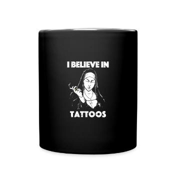 Tattoo Artist Lustiges Tattoo - Tasse einfarbig - Schwarz - Vorne