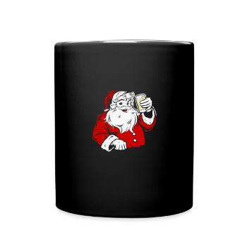 Palatinate Santa Claus dubbeglas Palatinate - Full Colour Mug - black - Front