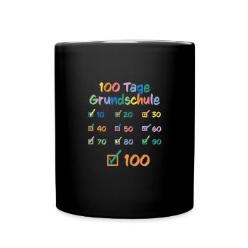 Happy 100 Day School Celebration Party - Full Colour Mug - black - Front