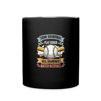 Some Grandmas Play Bingo Real Grandmas Watch - Tasse einfarbig - Schwarz - Vorne