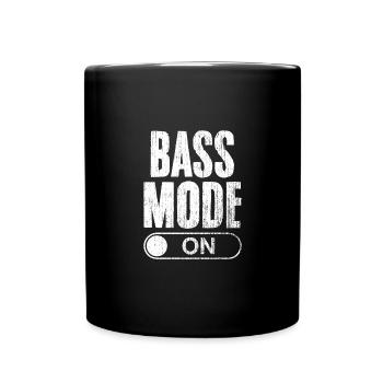 Mode basse sur drôle directeur de musique choriste chanteur - Mug uni - noir - Devant