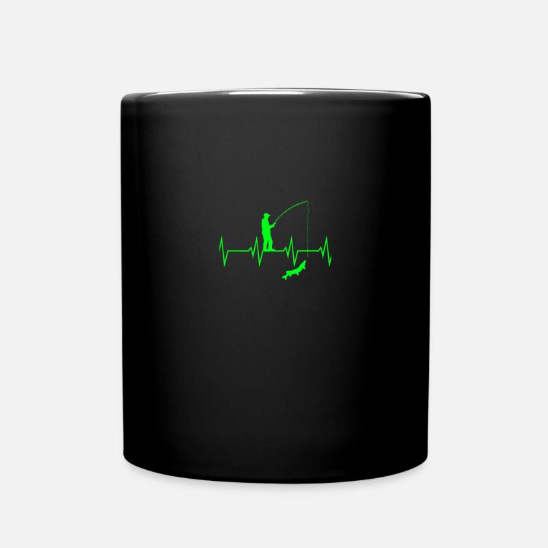 Angel Heartbeat - Full Colour Mug - black