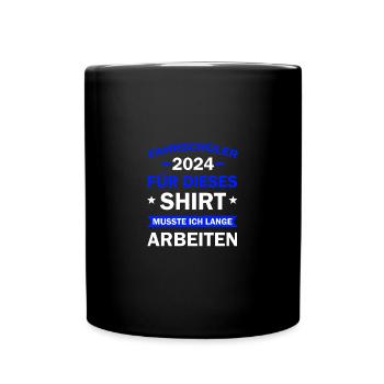Apprenti conducteur 2024 Cadeau Permis de conduire Drôle - Mug uni - noir - Devant