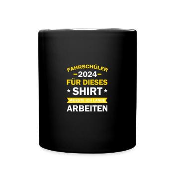 Apprenti conducteur 2024 Cadeau Permis de conduire Drôle - Mug uni - noir - Devant