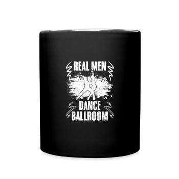De vrais hommes dansent drôle danse de salon pour un - Mug uni - noir - Devant
