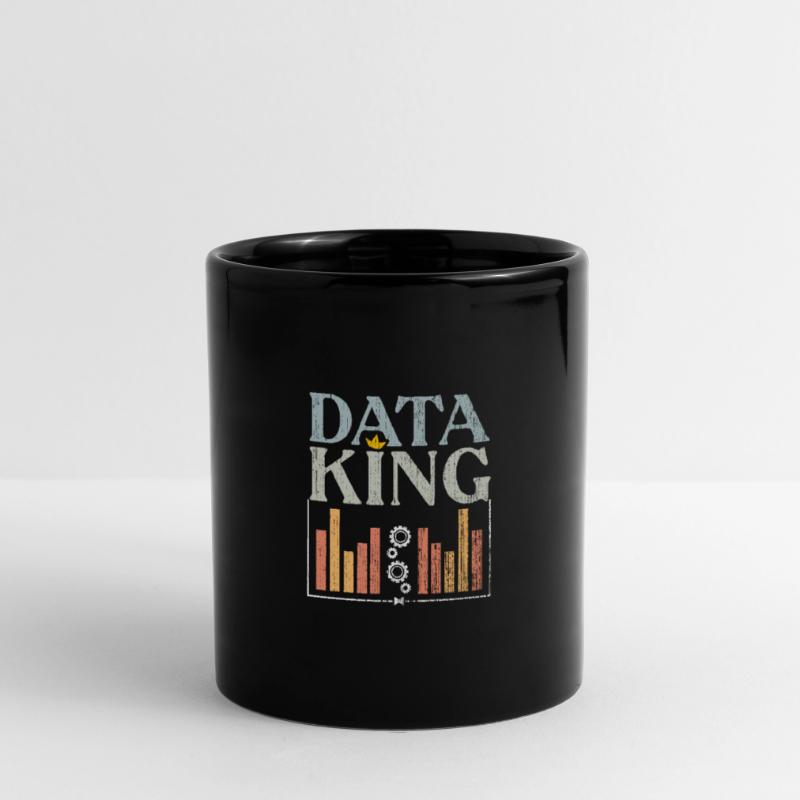 Awesome Data King For Deep Learning Data Scientist Tasse einfarbig