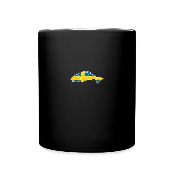 Schweden Angeln Fischer Angler Geschenkidee Tshirt - Tasse einfarbig - Schwarz - Vorne