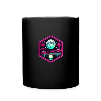 Thailand Koh Phangan Full Moon Party - Tasse einfarbig - Schwarz - Vorne