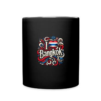 Thailand Vibrant Bangkok Thai Tours - Full Colour Mug - black - Front