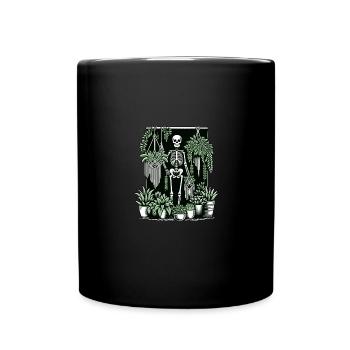 Macramé et plantes - Mug uni - noir - Devant