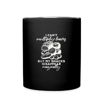 Je ne peux pas multiplier les pains, mais les miens - Mug uni - noir - Devant
