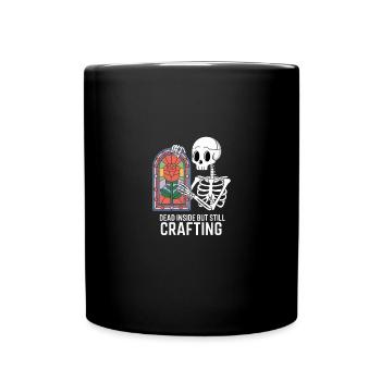 Lustiges Glasmalerei Zitat Für Glaskunstliebhaber - Tasse einfarbig - Schwarz - Vorne