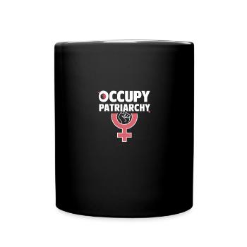 Occupy Patriarchy Feminist Empowerment - Full Colour Mug - black - Front