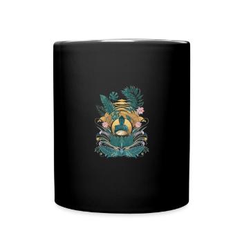 Handpan Tambours de Bouddha Musique Handpan - Mug uni - noir - Devant