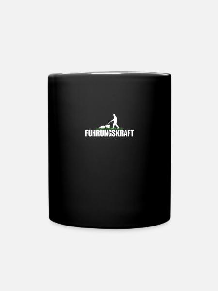 Rasen Führungskraft Gartenliebhaber Rasenmäher - Tasse einfarbig - Schwarz