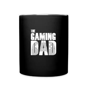 The Gaming Dad Papa Gamer Father's Day Father Gift - Full Colour Mug - black - Front