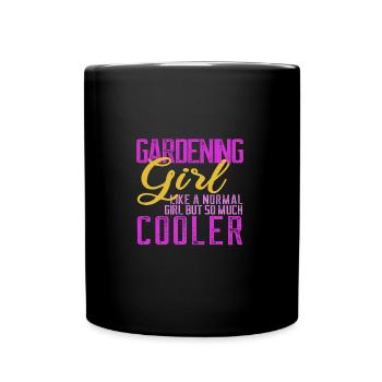 Jardinier Jardinage Hobby Jardinier Femmes Filles - Mug uni - noir - Devant