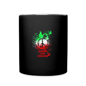 femmes liberté de vie,iran,liberté de vie des femmes - Mug uni - noir - Devant