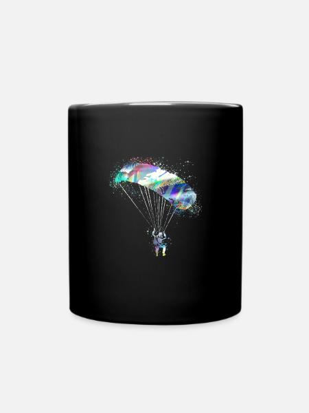 Parachute,Parachutisme,Graffiti,Parapente - Mug uni - noir