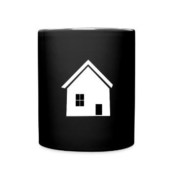 Home Houses Propriété - Mug uni - noir - Devant