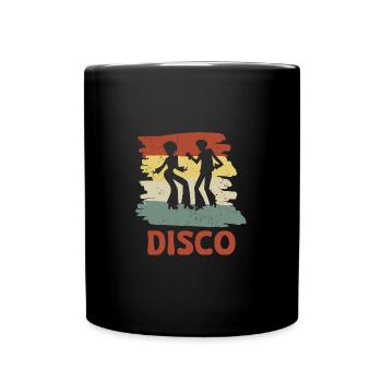 disco - Mug uni - noir - Devant