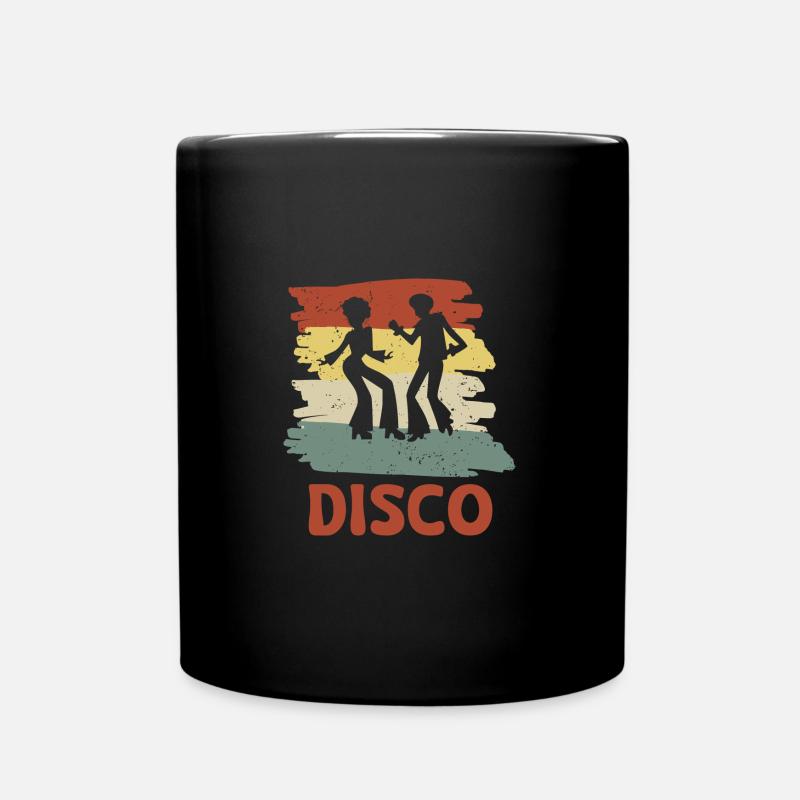 disco - Full Colour Mug - black