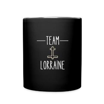 team lorraine - Mug uni - noir - Devant
