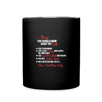 Colombia - Full Colour Mug - black - Front