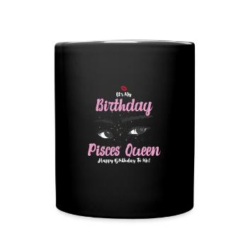 Zodiac sign Pisces - Full Colour Mug - black - Front