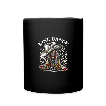 Danse en ligne Danse en ligne Danse en ligne Danse - Mug uni - noir - Devant
