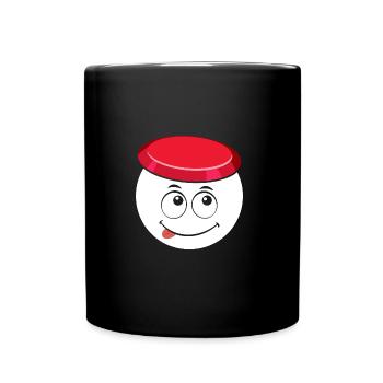 discgolf frisbee frisbee disc frisbee-love - Full Colour Mug - black - Front