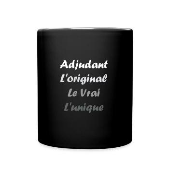 adjudant - Mug uni - noir - Devant