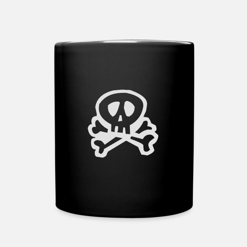 crâne - Mug uni - noir