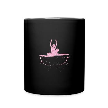 Ballett Tanzen - Tasse einfarbig - Schwarz - Vorne