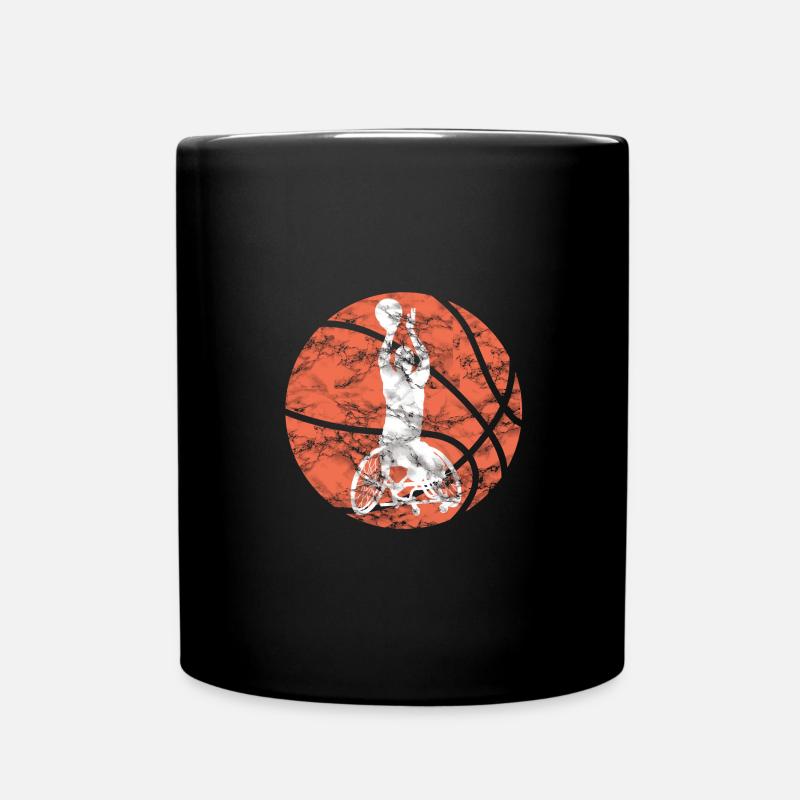 Basketball en fauteuil roulant - Mug uni - noir