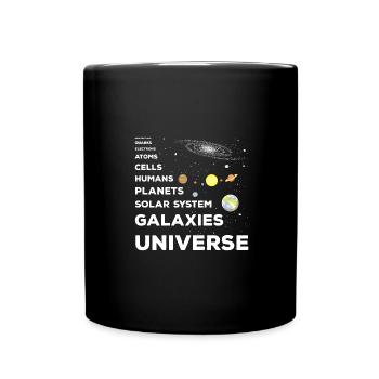 Physicien de l'univers - Mug uni - noir - Devant
