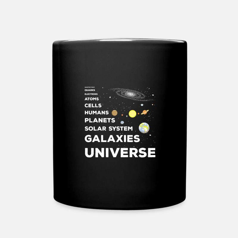 Universum Physiker - Tasse einfarbig - Schwarz