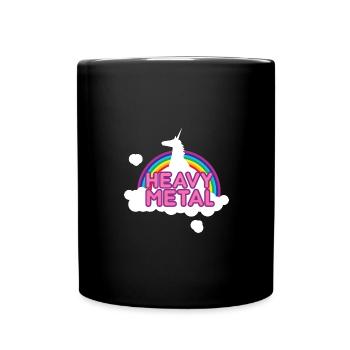 Heavy Metal - Tasse einfarbig - Schwarz - Vorne