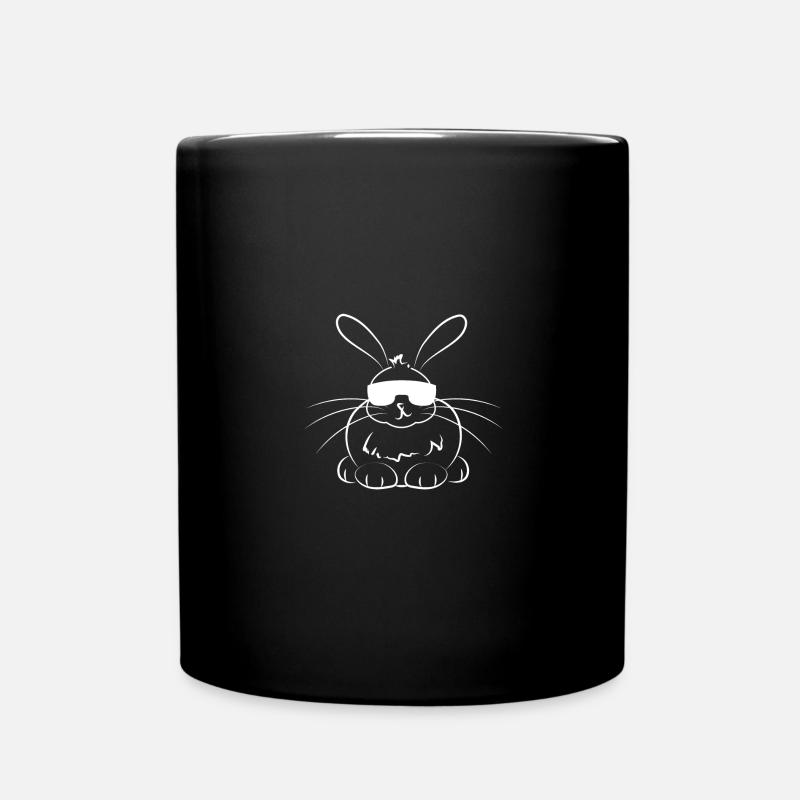 cool avec des lunettes de soleil - Mug uni - noir