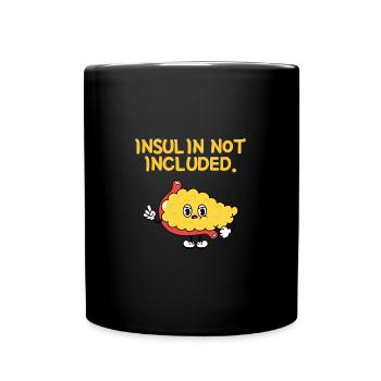 Type 1 Diabetes Insulin Not Included - Full Colour Mug - black - Front