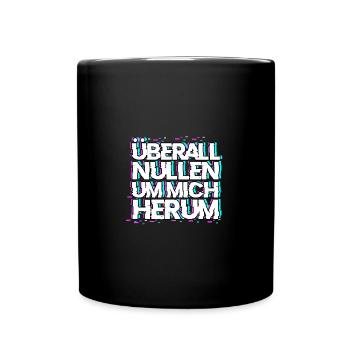 Informatiker Programmierer Computer Cloud Internet - Tasse einfarbig - Schwarz - Vorne