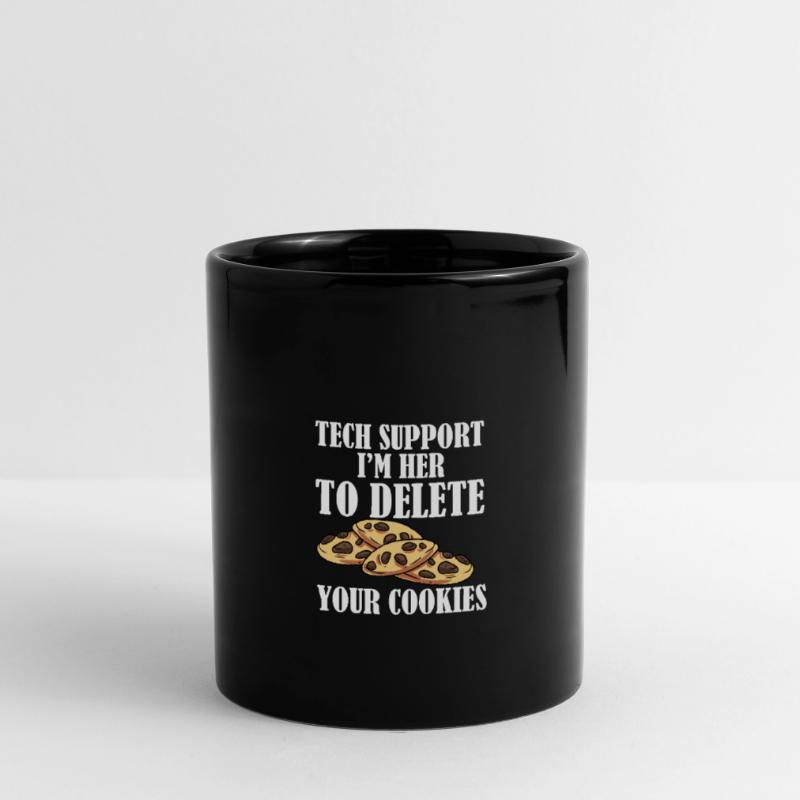 Tech Support Informatiker Programmierer Computer Tasse einfarbig