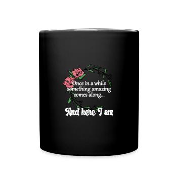 L’incroyable arrive avec la fête des mères - Mug uni - noir - Devant