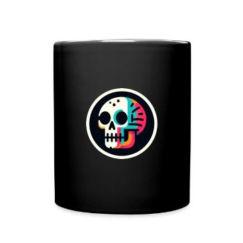 Skeleton colorful - Full Colour Mug - black - Front