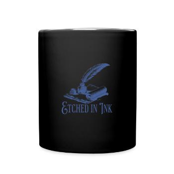 Dark Academia gravé à l’encre - Mug uni - noir - Devant