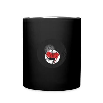 Billard antifasciste - Mug uni - noir - Devant